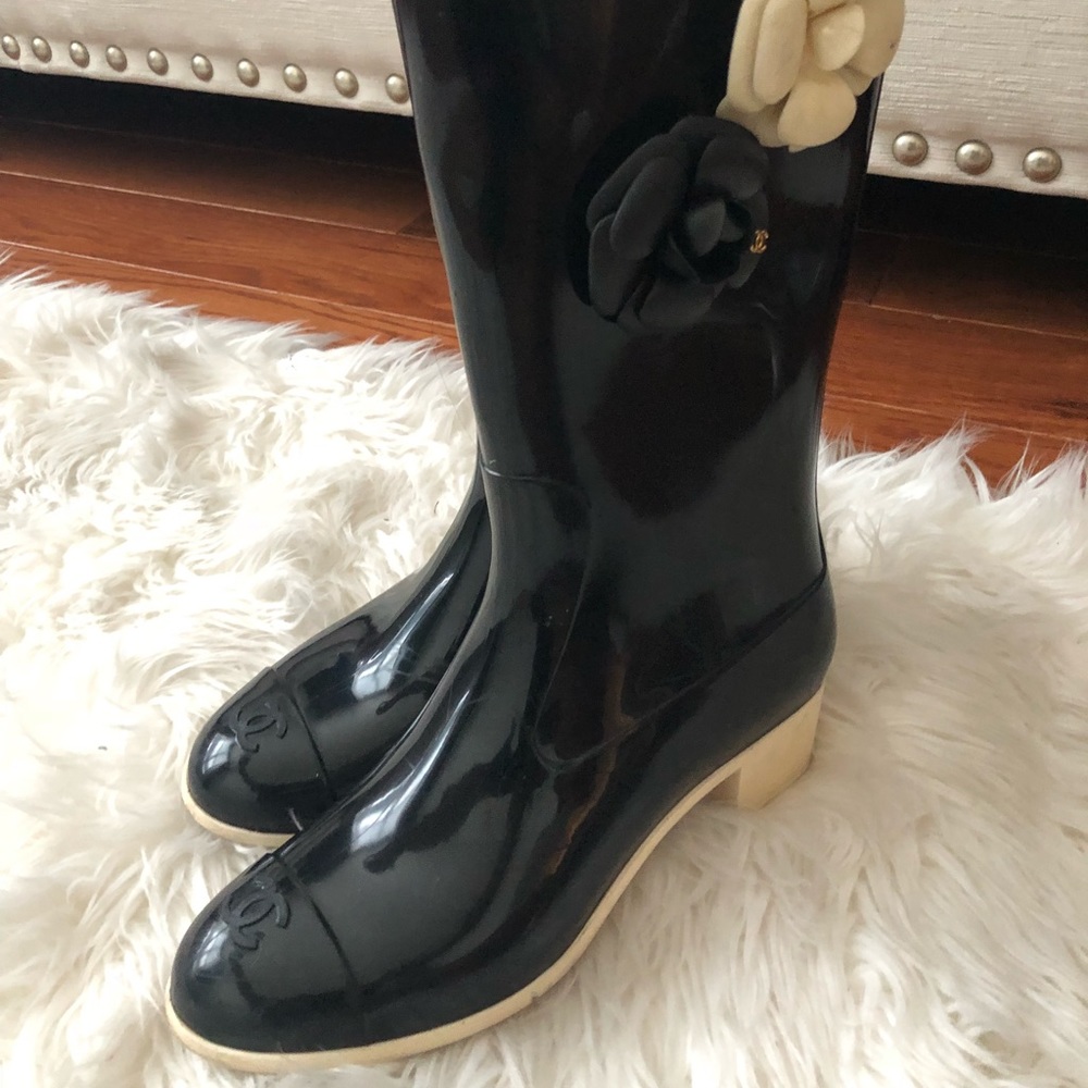 Chanel Rain boots